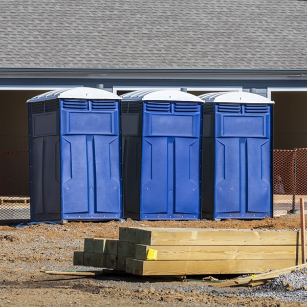 what is the maximum capacity for a single porta potty in Orosi